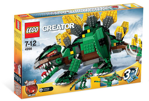 Lego 4998 Creator Stegosaurus (暴龍+劍龍)