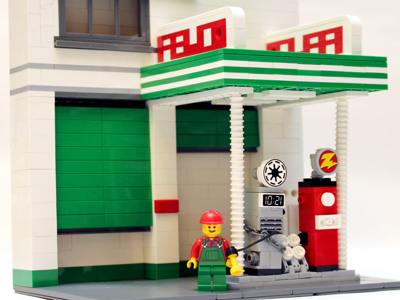 [MOC] Back to the Future 1955 Hill Valley LEGO Licensed