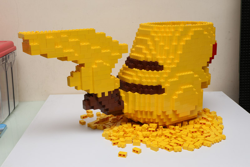 MOC] LEGO Pikachu Sculpture (Life Size) - Special LEGO Themes